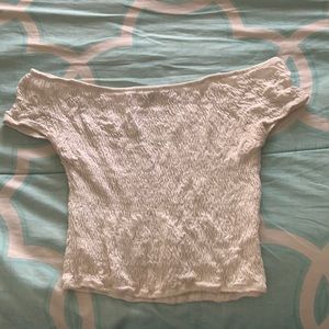 off the shoulder Brandy Melville shirt